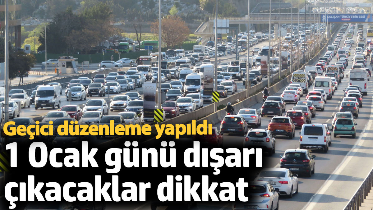 İstanbul’da Ulaşımda Geçici Düzenlemeler