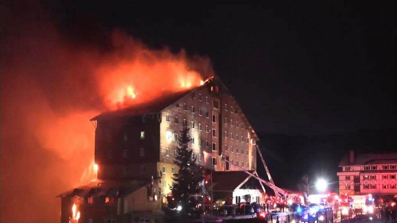 Kartalkaya’daki Otel Yangını: 10 Ölü, 32 Yaralı