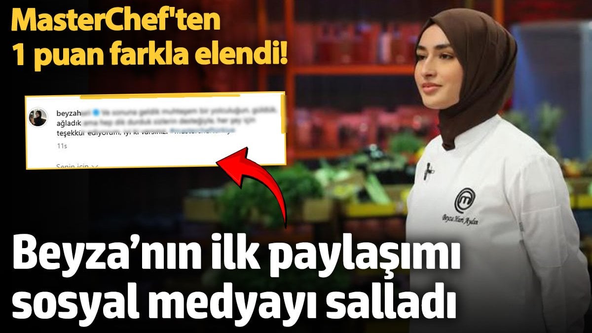 MasterChef Türkiye’de Beyza’nın Duygusal Veda Anı