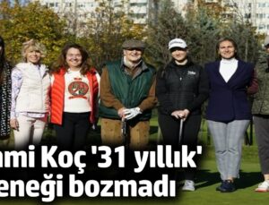 Rahmi Koç ve Golfsever Dostları İstanbul’da Bir Araya Geldi