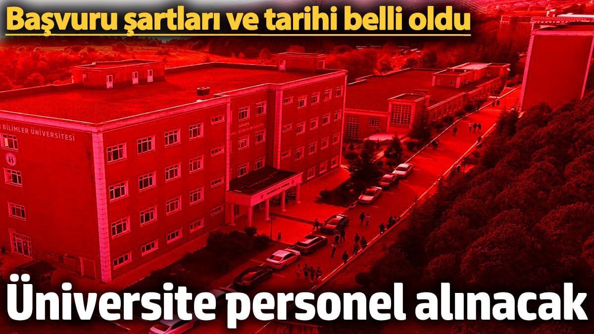 Sakarya Uygulamalı Bilimler Üniversitesi Akademik Personel Alım İlanı