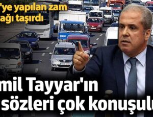 Şamil Tayyar’dan Motorlu Taşıtlar Vergisi Zammına Tepki