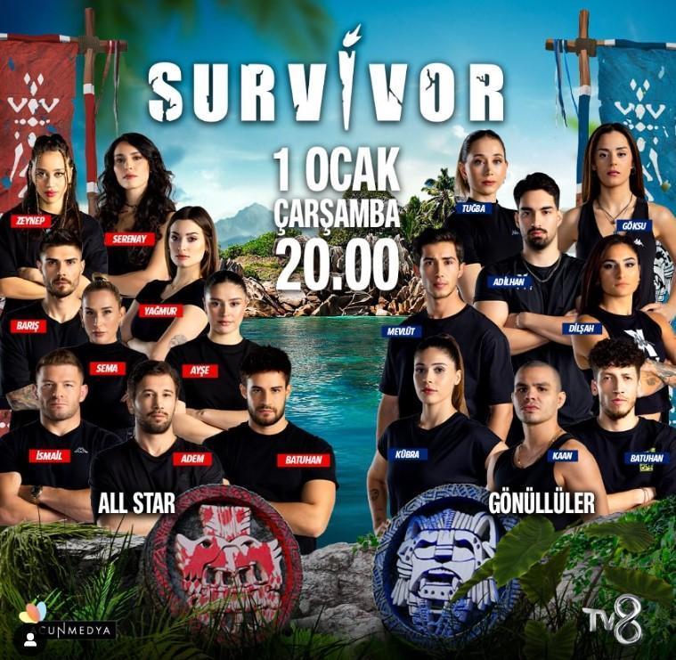 Survivor 2025 Başlıyor: All Star ve Gönüllüler Takımları Belli Oldu!