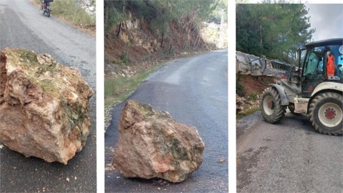 Yalamık Mahallesi’nde Tehlikeli Kayalar Temizlendi